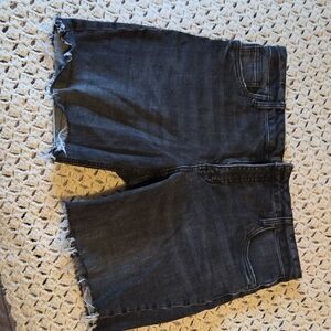 Kut from the Kloth Dark Gray Denim Shorts